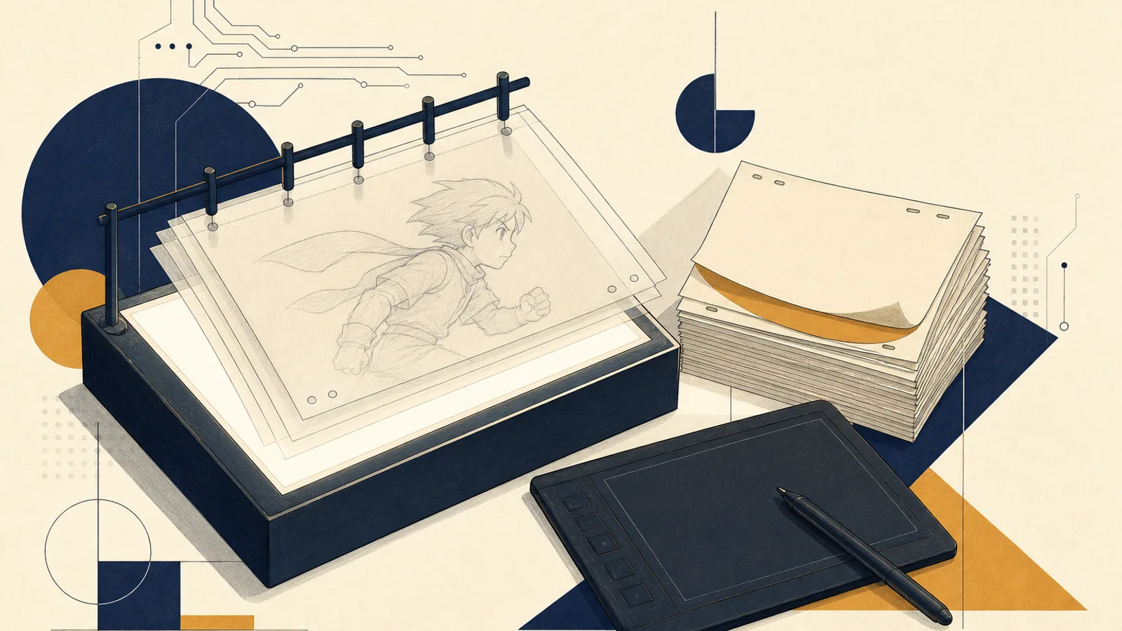 Illustration: how AI changes the work of a animator