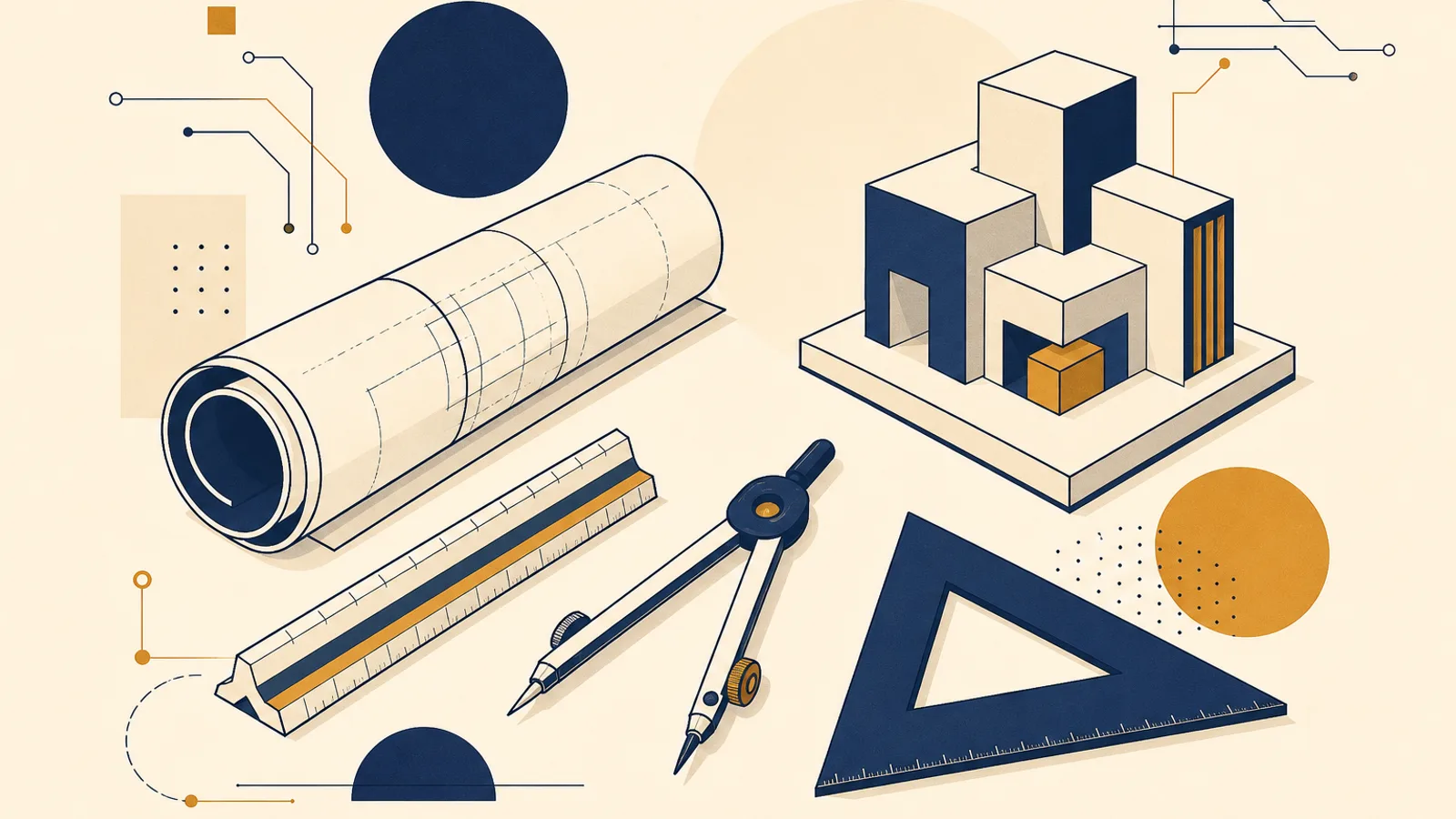Illustration: how AI changes the work of a architect