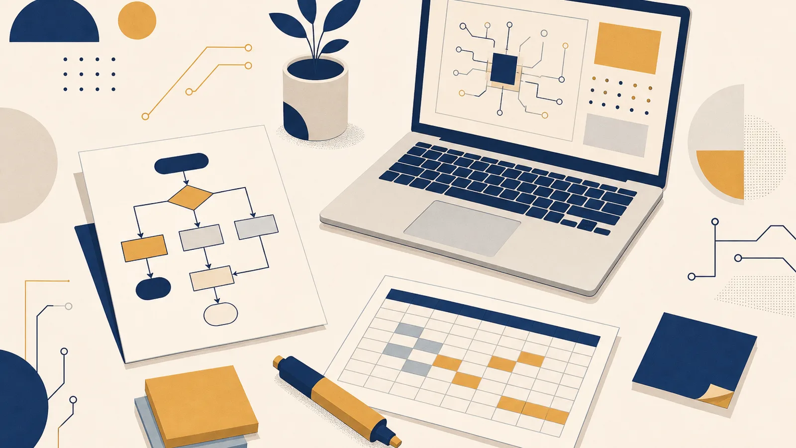 Illustration: how AI changes the work of a business analyst