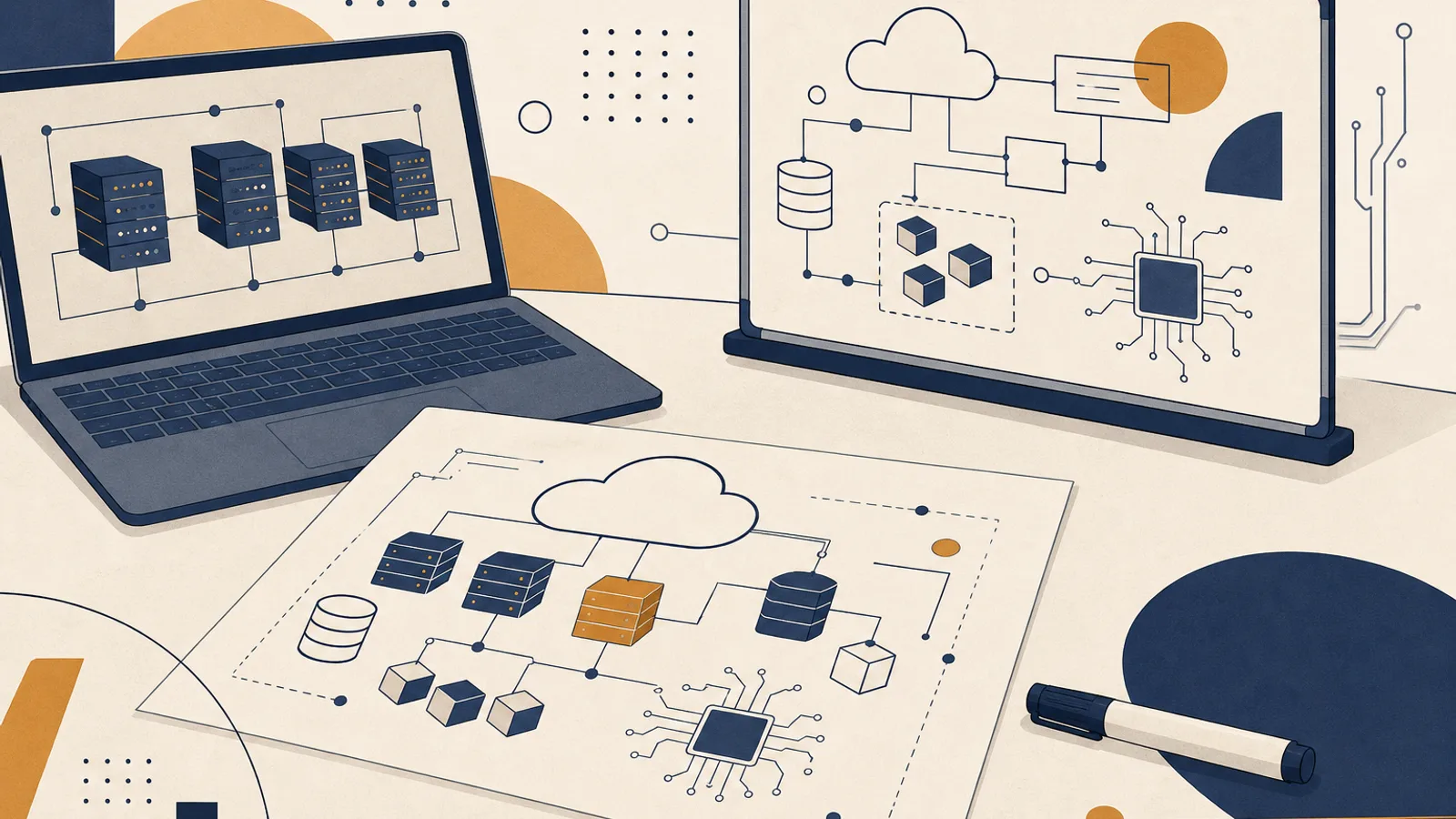 Illustration: how AI changes the work of a cloud architect