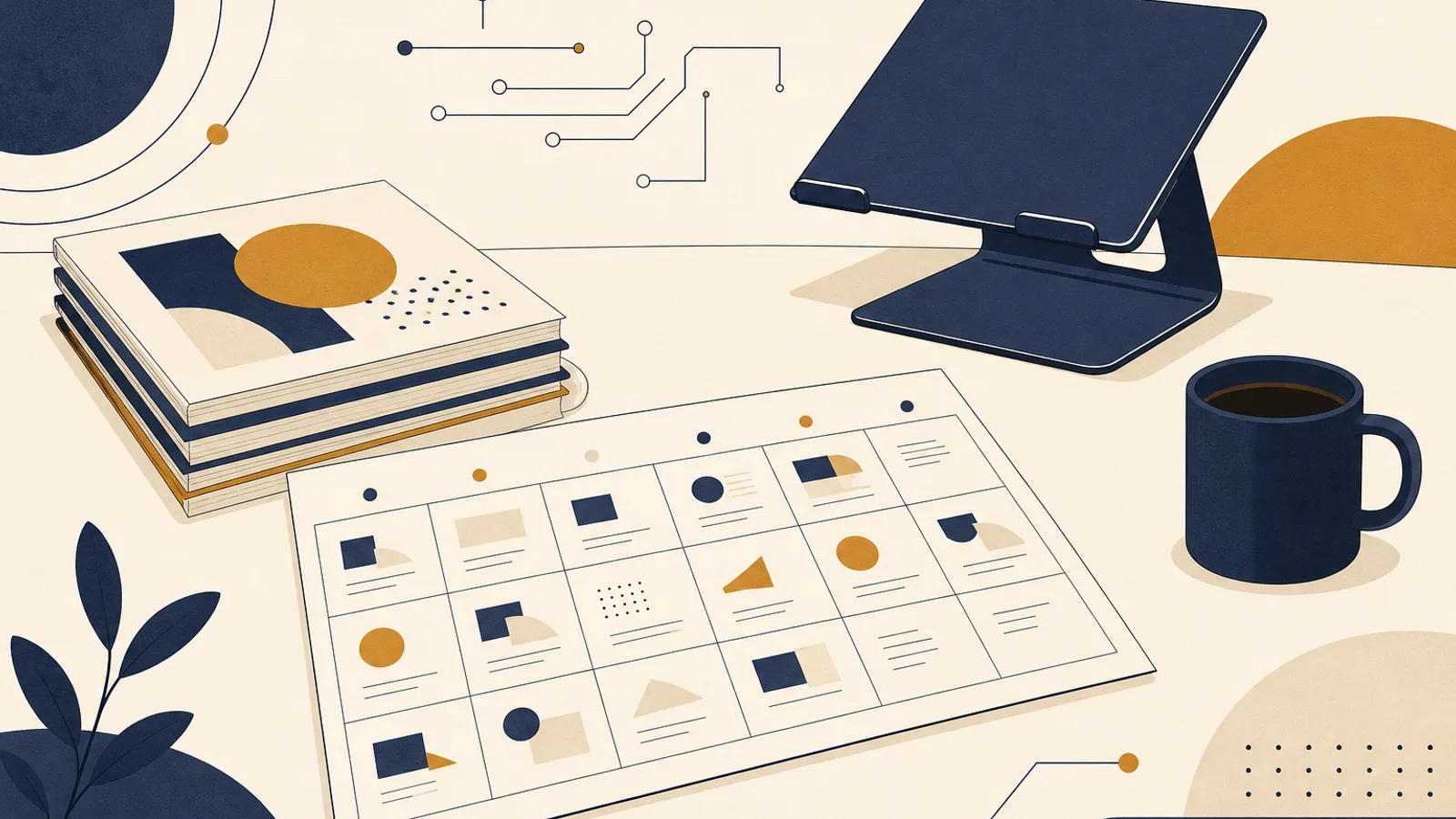 Illustration: how AI changes the work of a content marketer