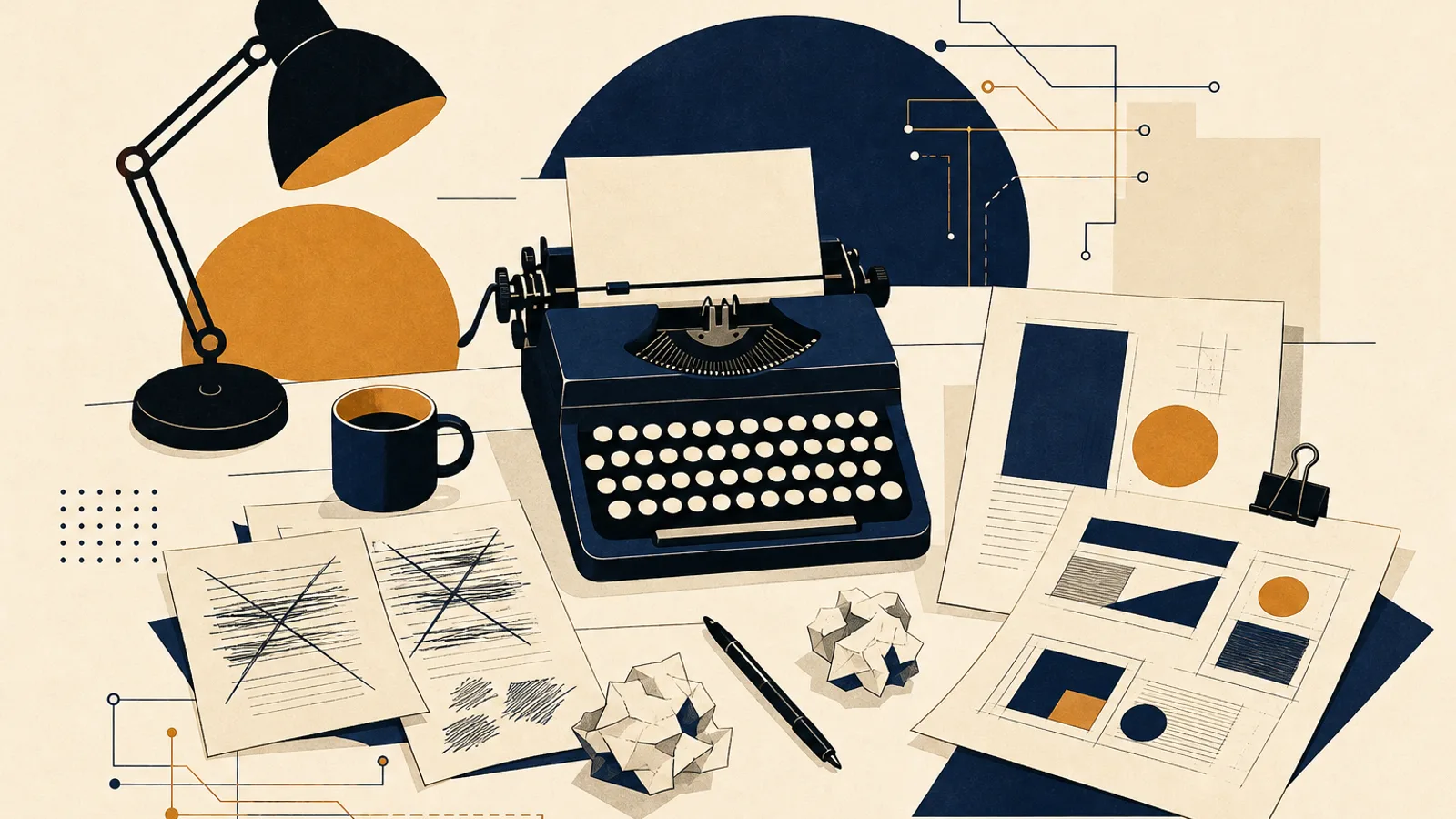 Illustratie: hoe AI het werk van een copywriter verandert