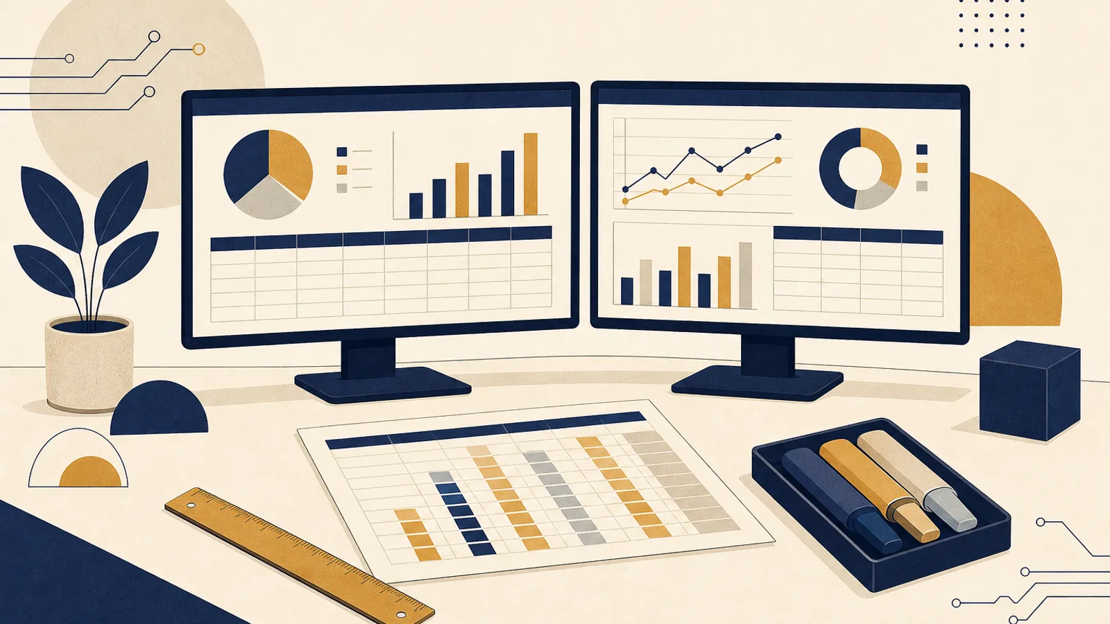 Illustration: how AI changes the work of a data analyst