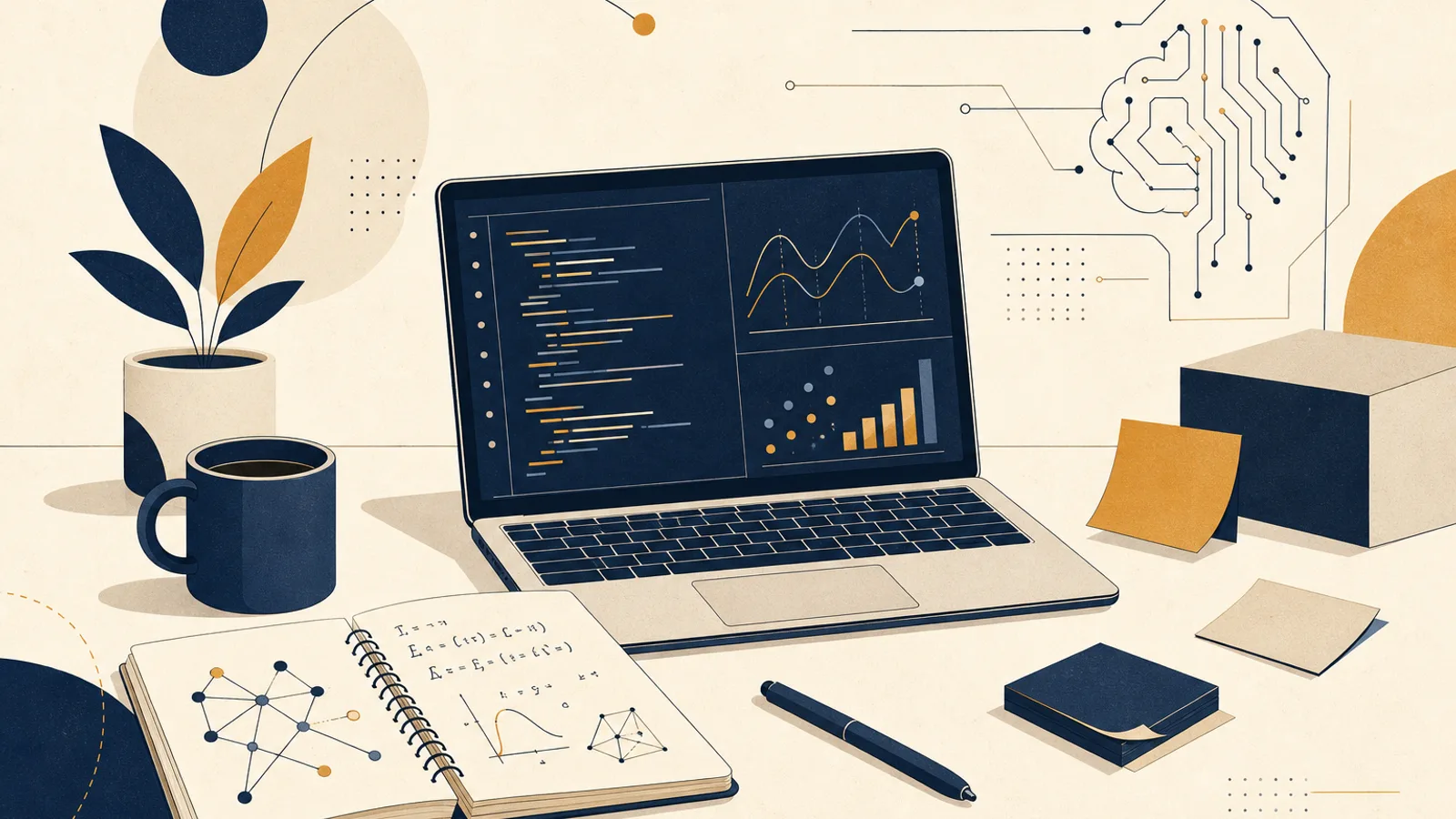 Illustration: how AI changes the work of a data scientist