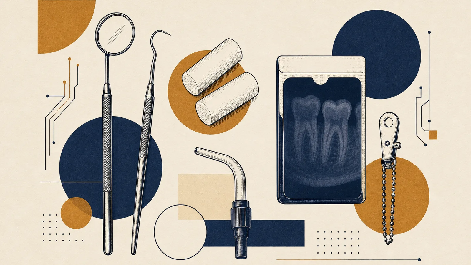 Illustration: how AI changes the work of a dentist