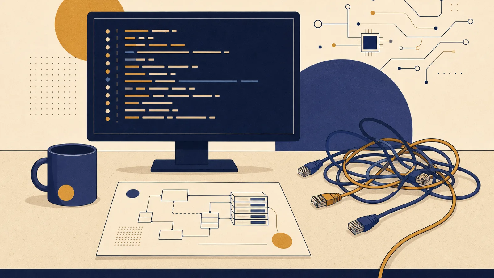 Illustration: how AI changes the work of a devops engineer