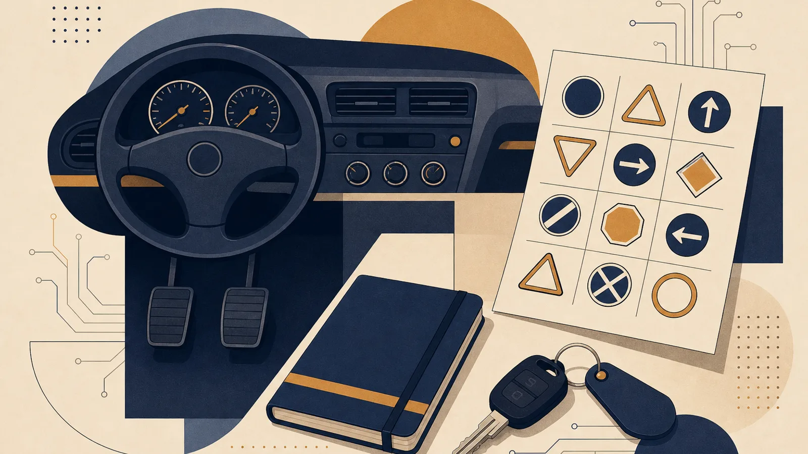 Illustration: how AI changes the work of a driving instructor