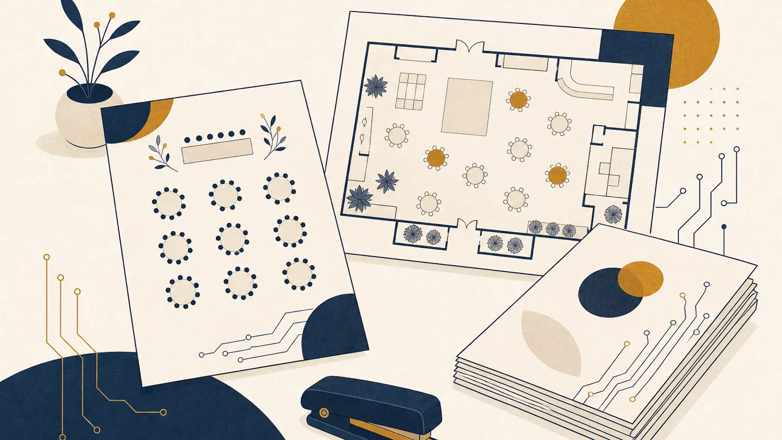 Illustration: how AI changes the work of a event manager