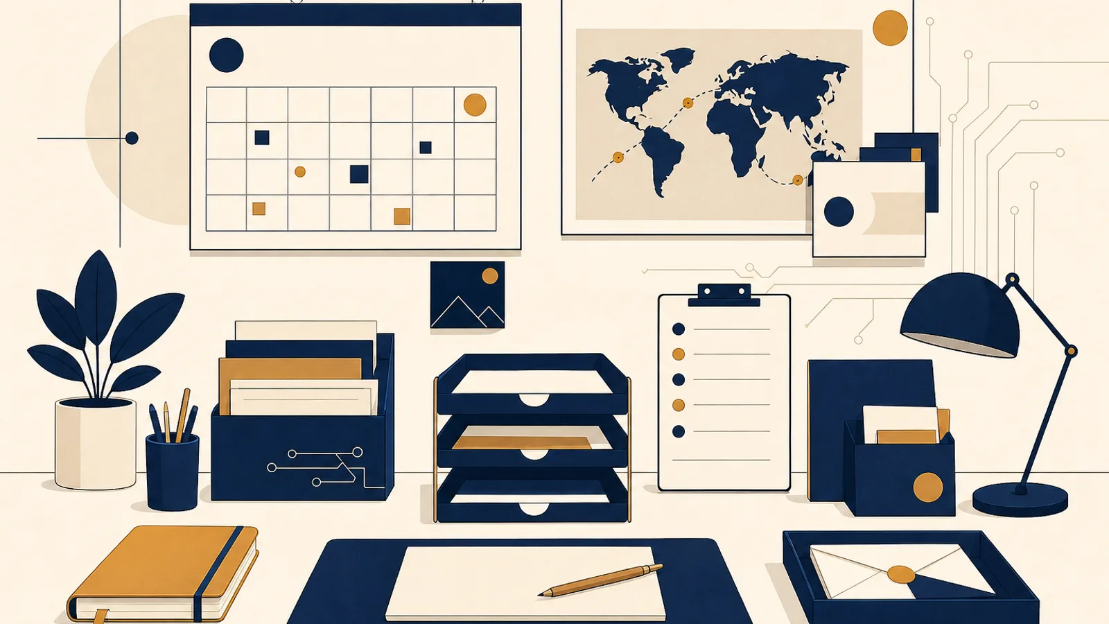 Illustratie: hoe AI het werk van een management-assistent verandert