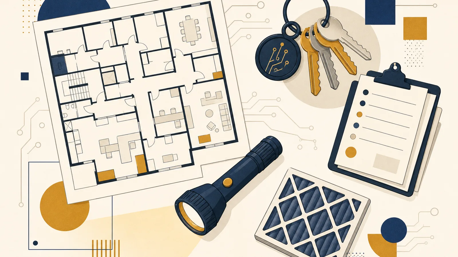 Illustration: how AI changes the work of a facility manager