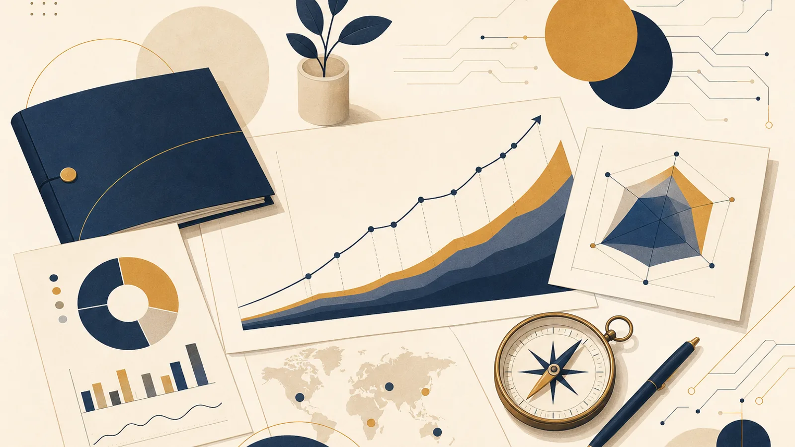Illustration: how AI changes the work of a financial advisor