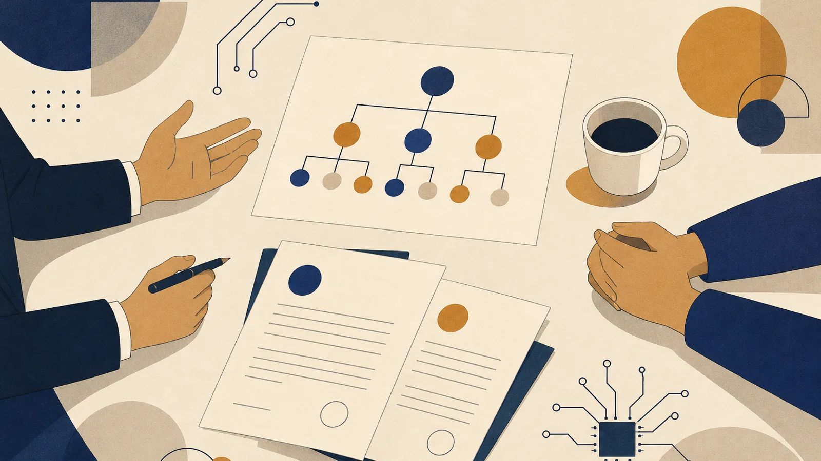 Illustration: how AI changes the work of a hr advisor