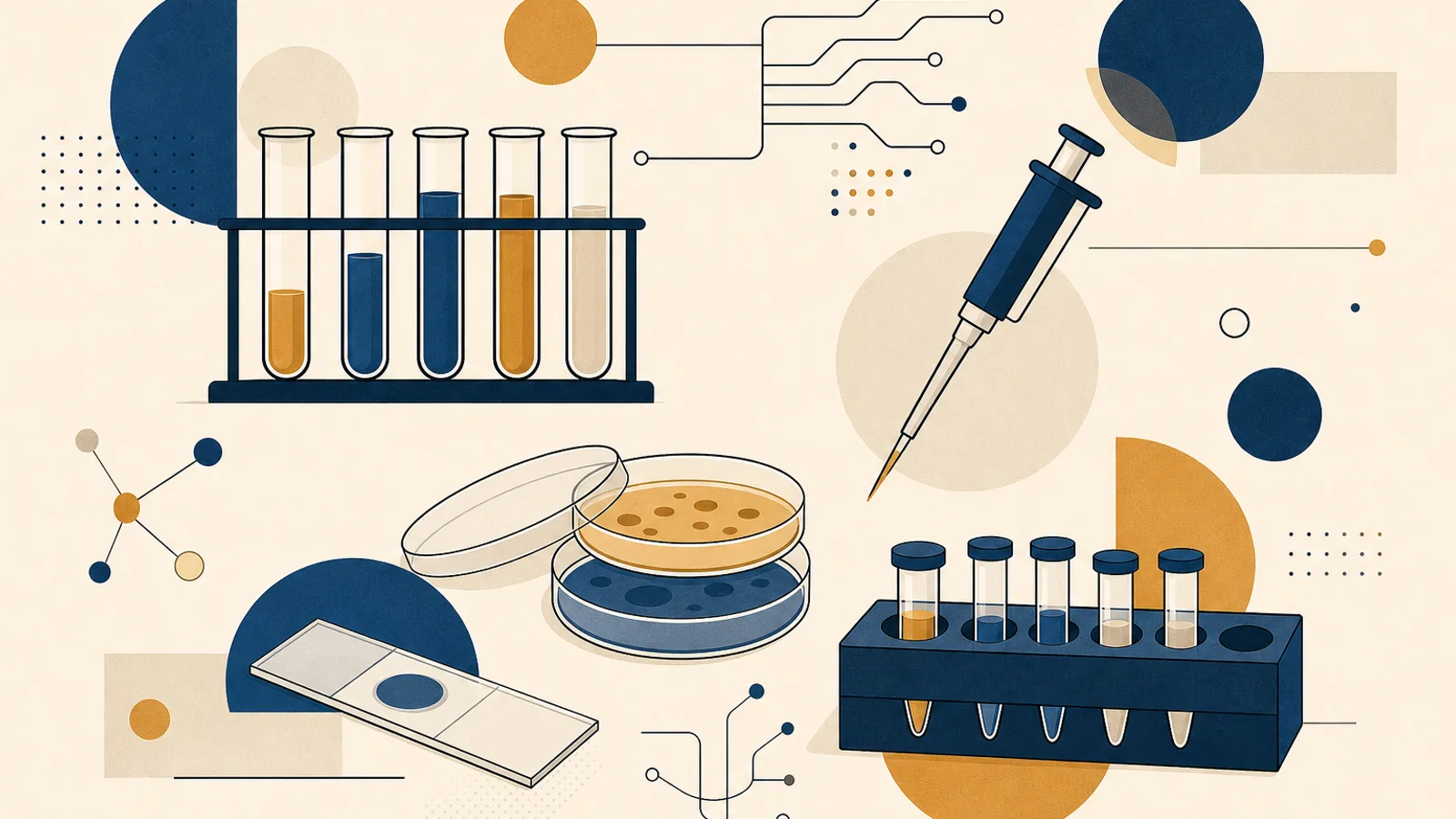 Illustration: how AI changes the work of a laboratory technician