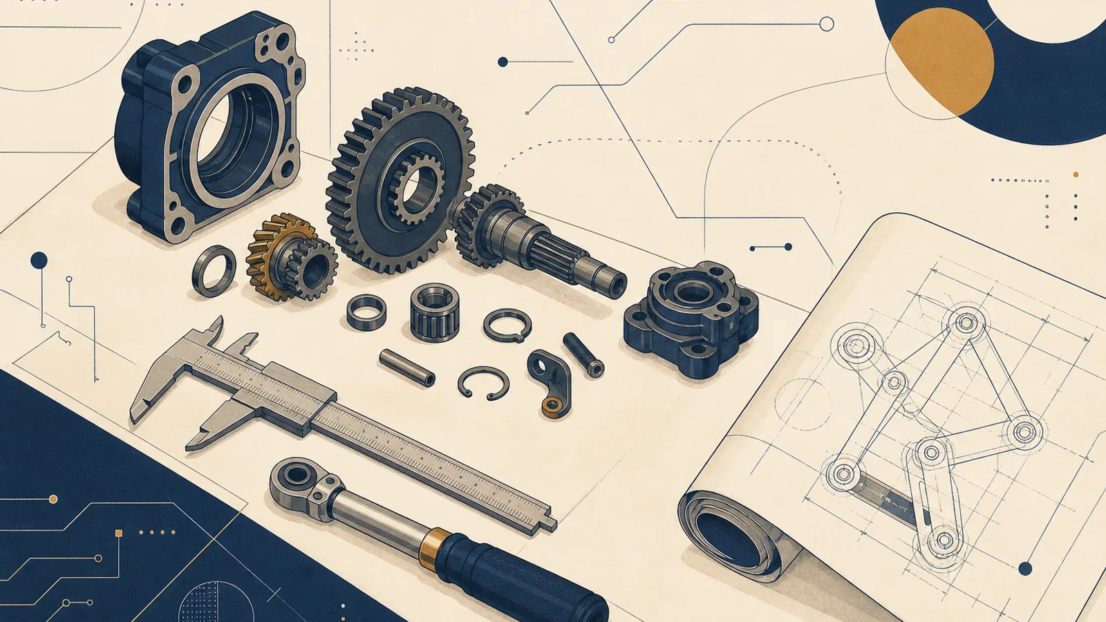 Illustration: how AI changes the work of a mechanical engineer