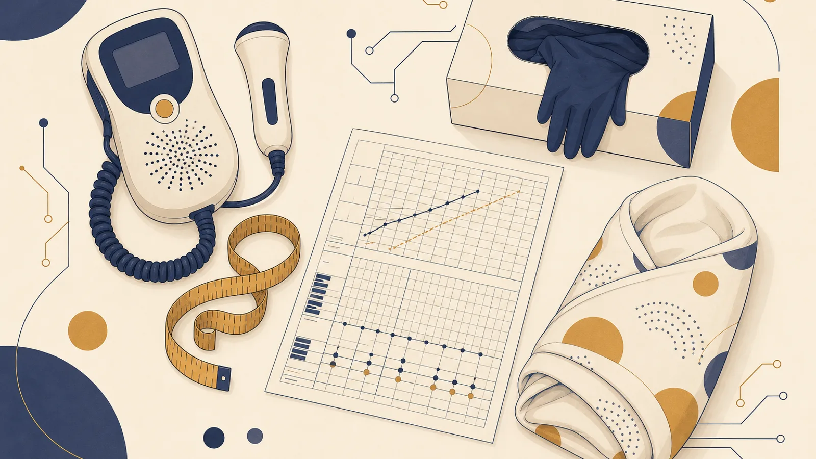 Illustration: how AI changes the work of a midwife
