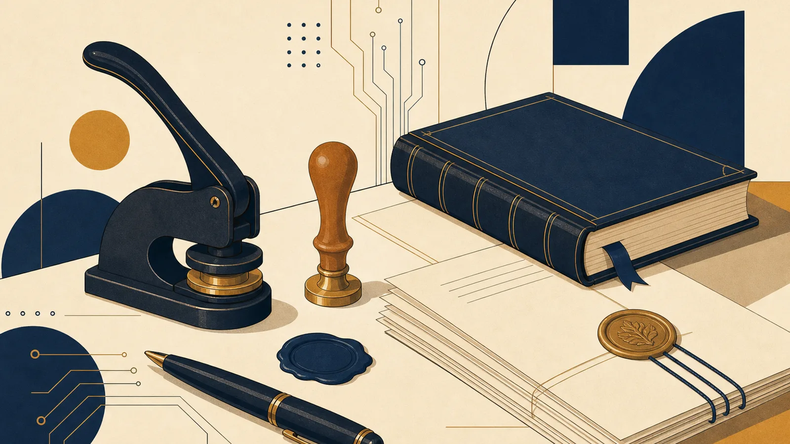 Illustration: how AI changes the work of a notary