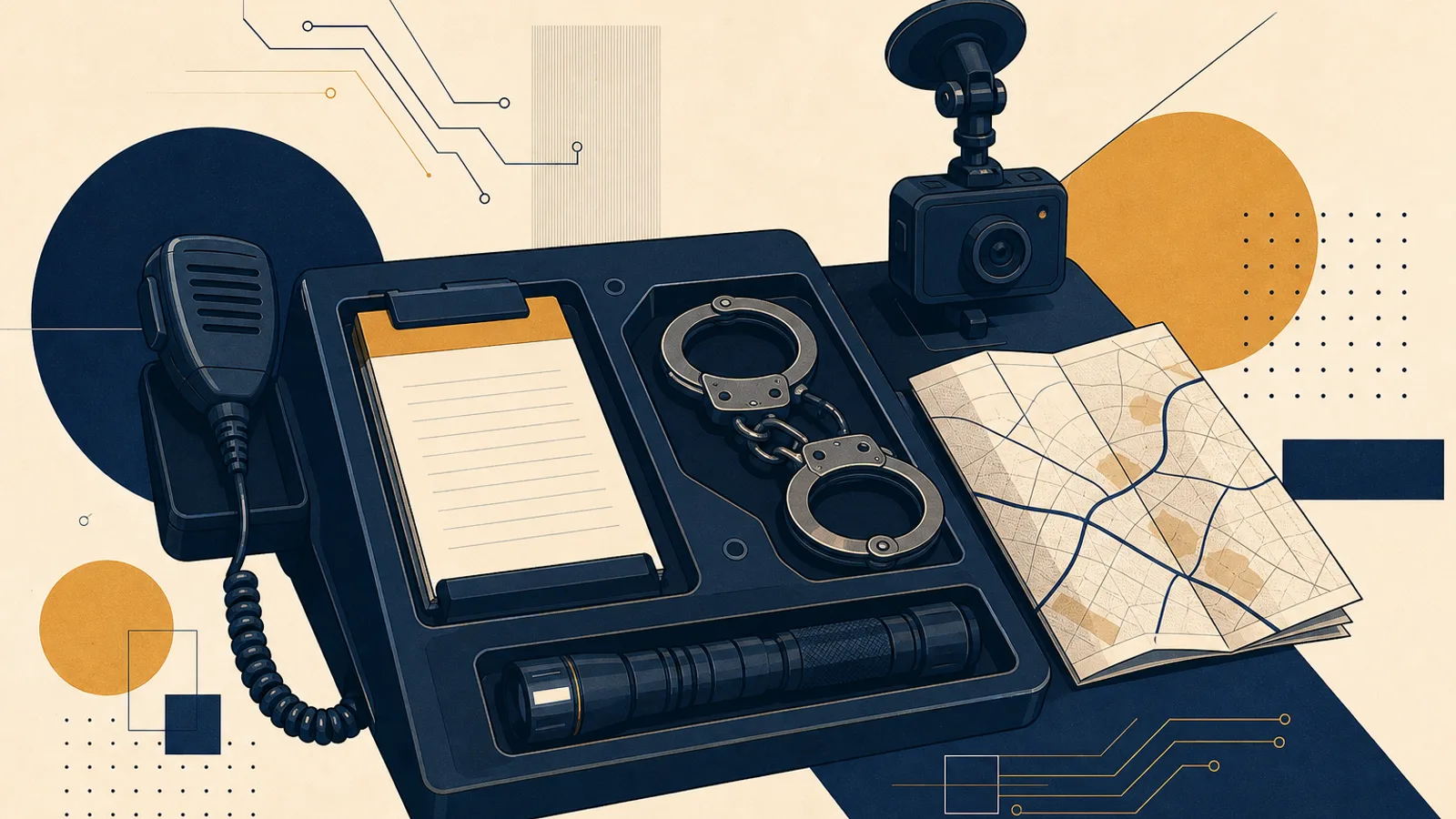 Illustration: how AI changes the work of a police officer