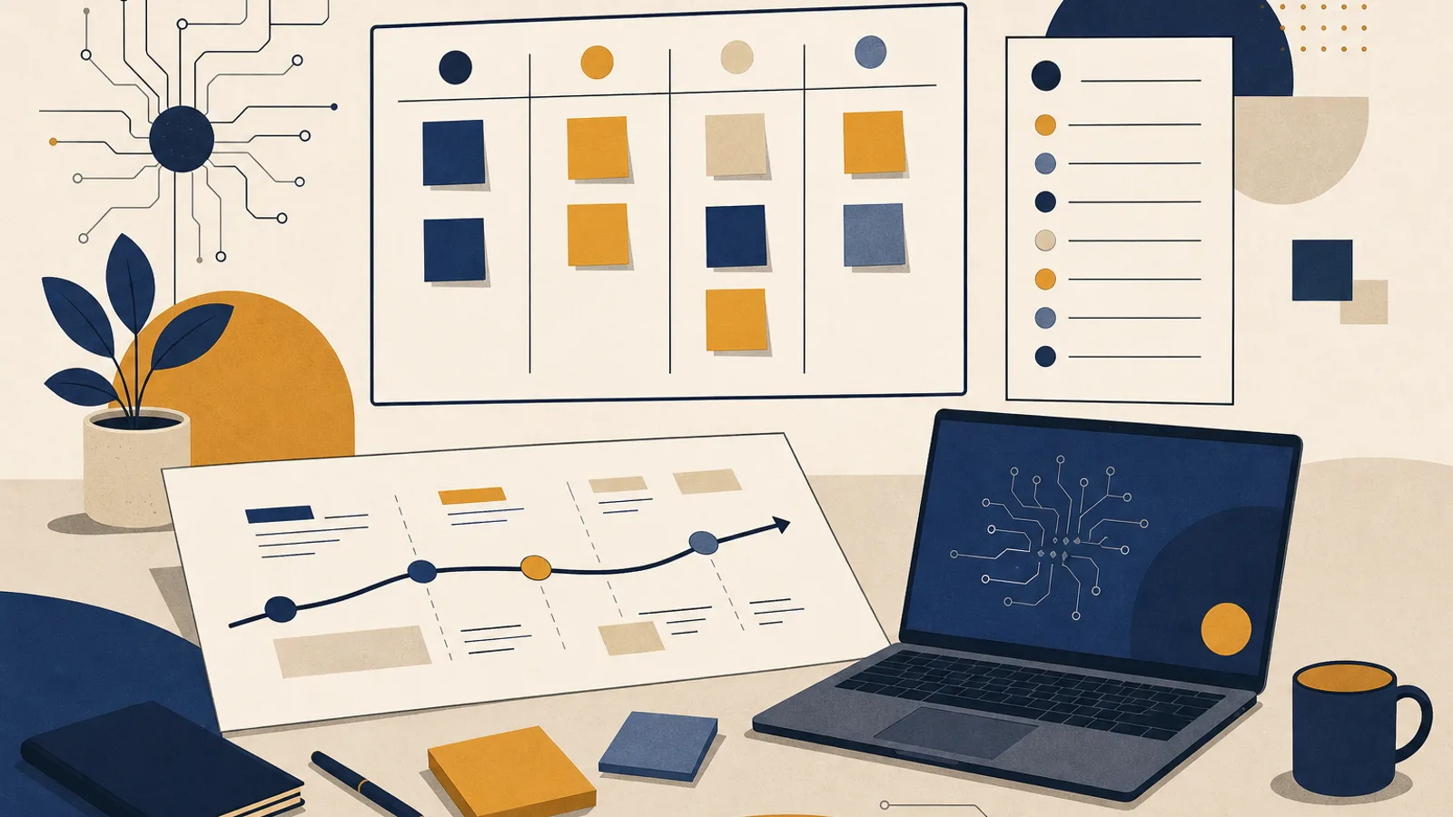 Illustration: how AI changes the work of a product owner