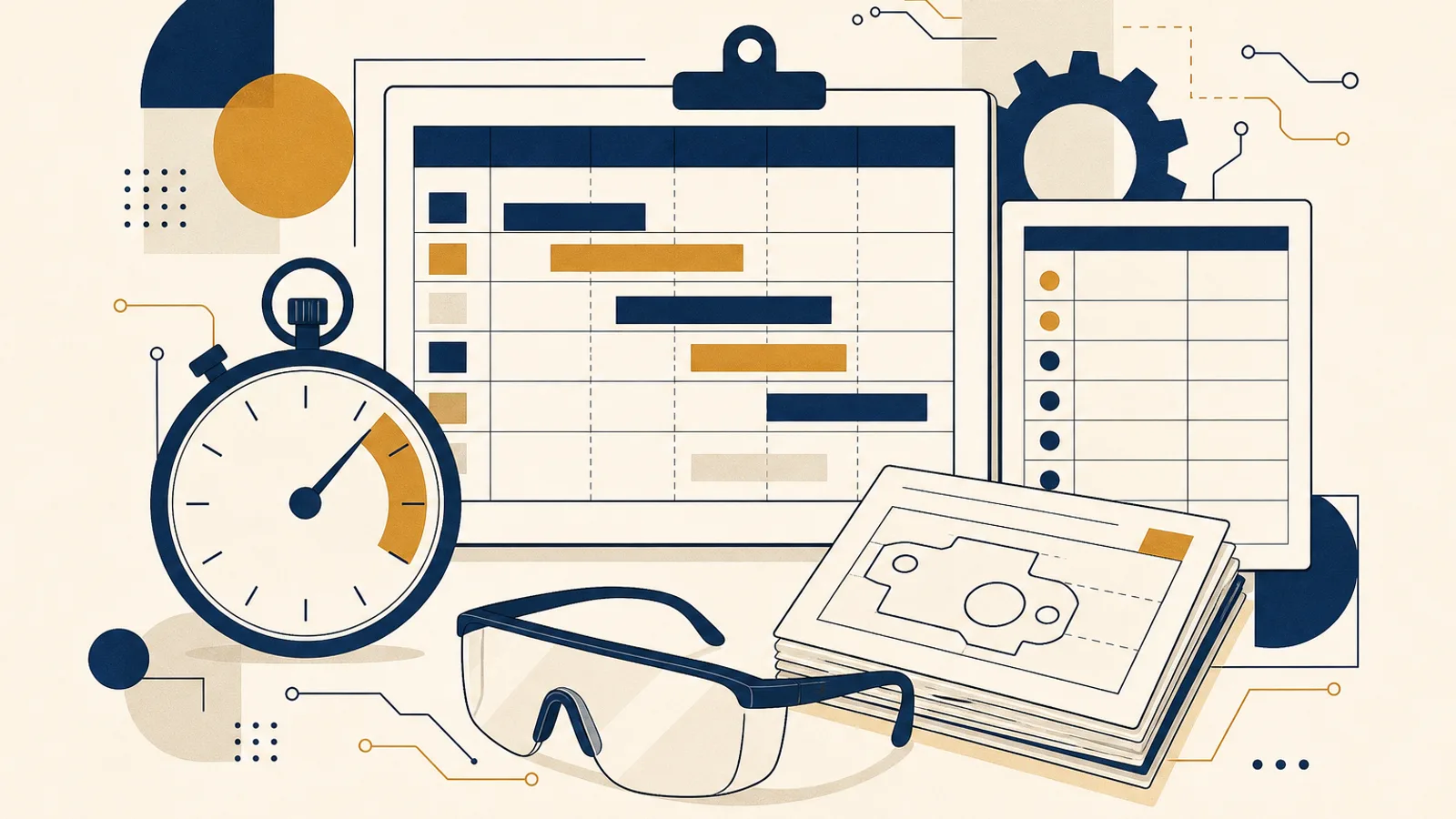 Illustration: how AI changes the work of a production manager