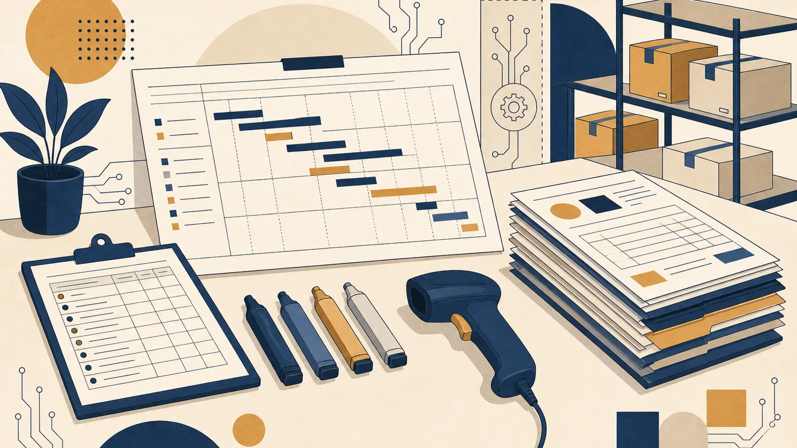 Illustration: how AI changes the work of a production planner