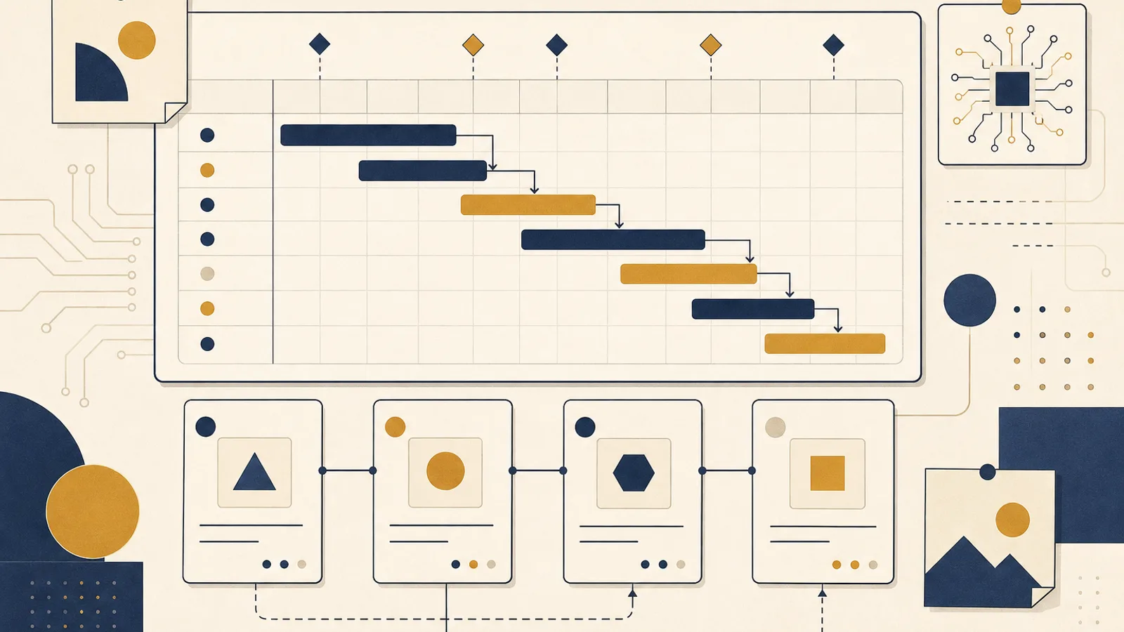Illustratie: hoe AI het werk van een projectmanager verandert