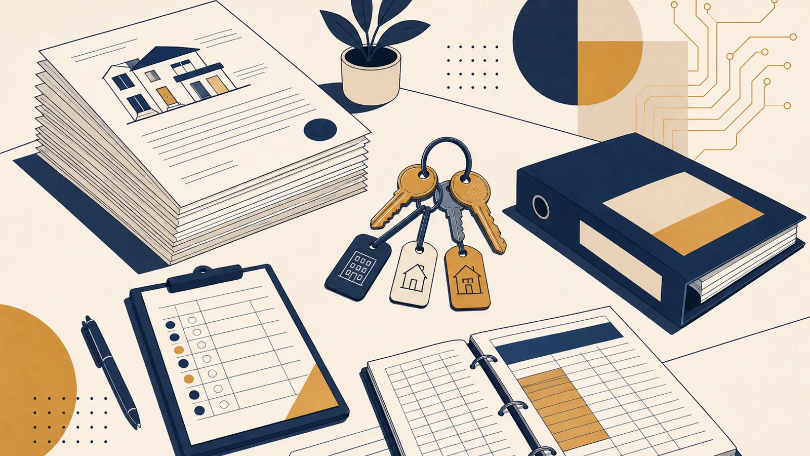Illustration: how AI changes the work of a property manager