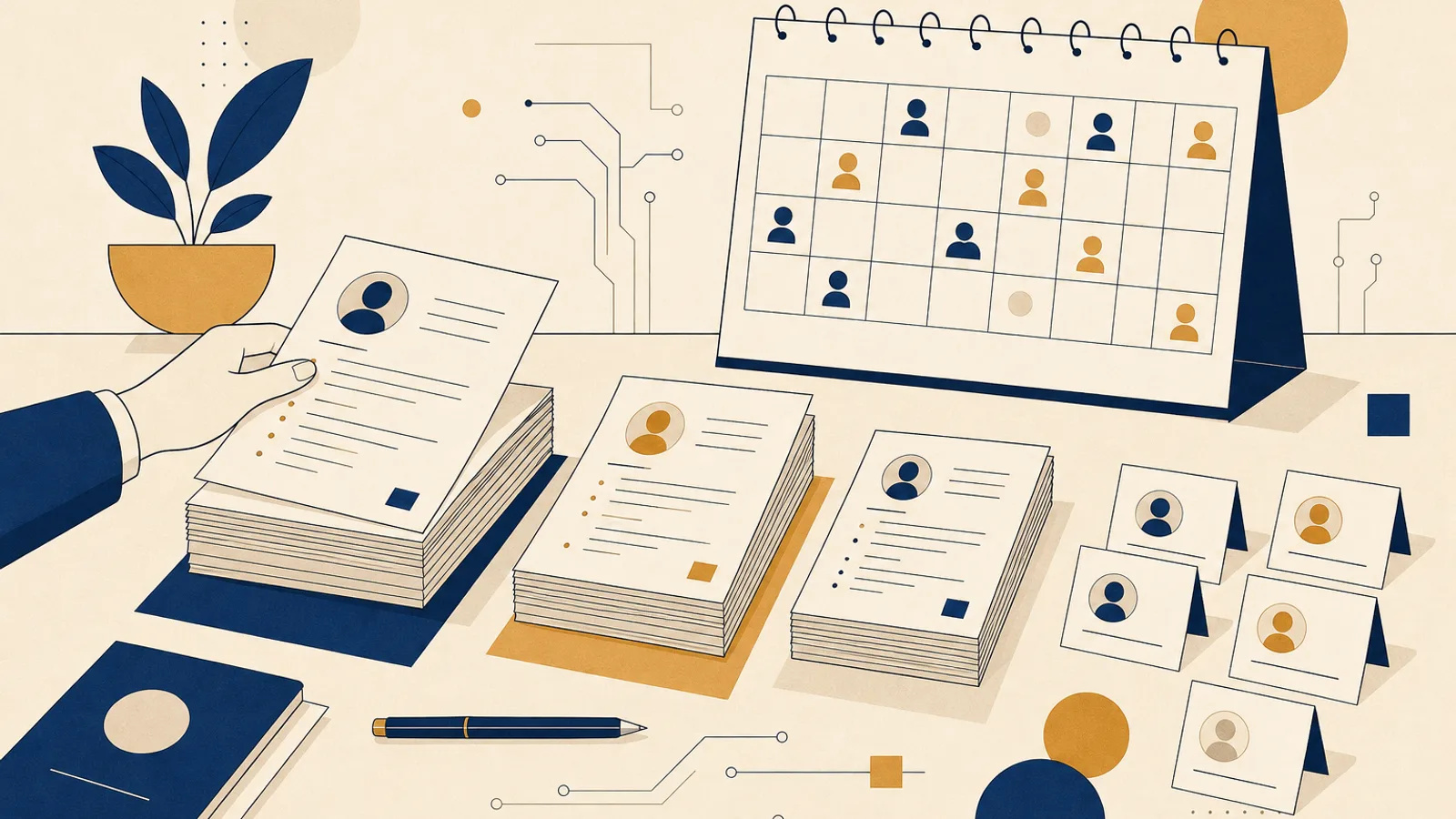 Illustratie: hoe AI het werk van een recruiter verandert