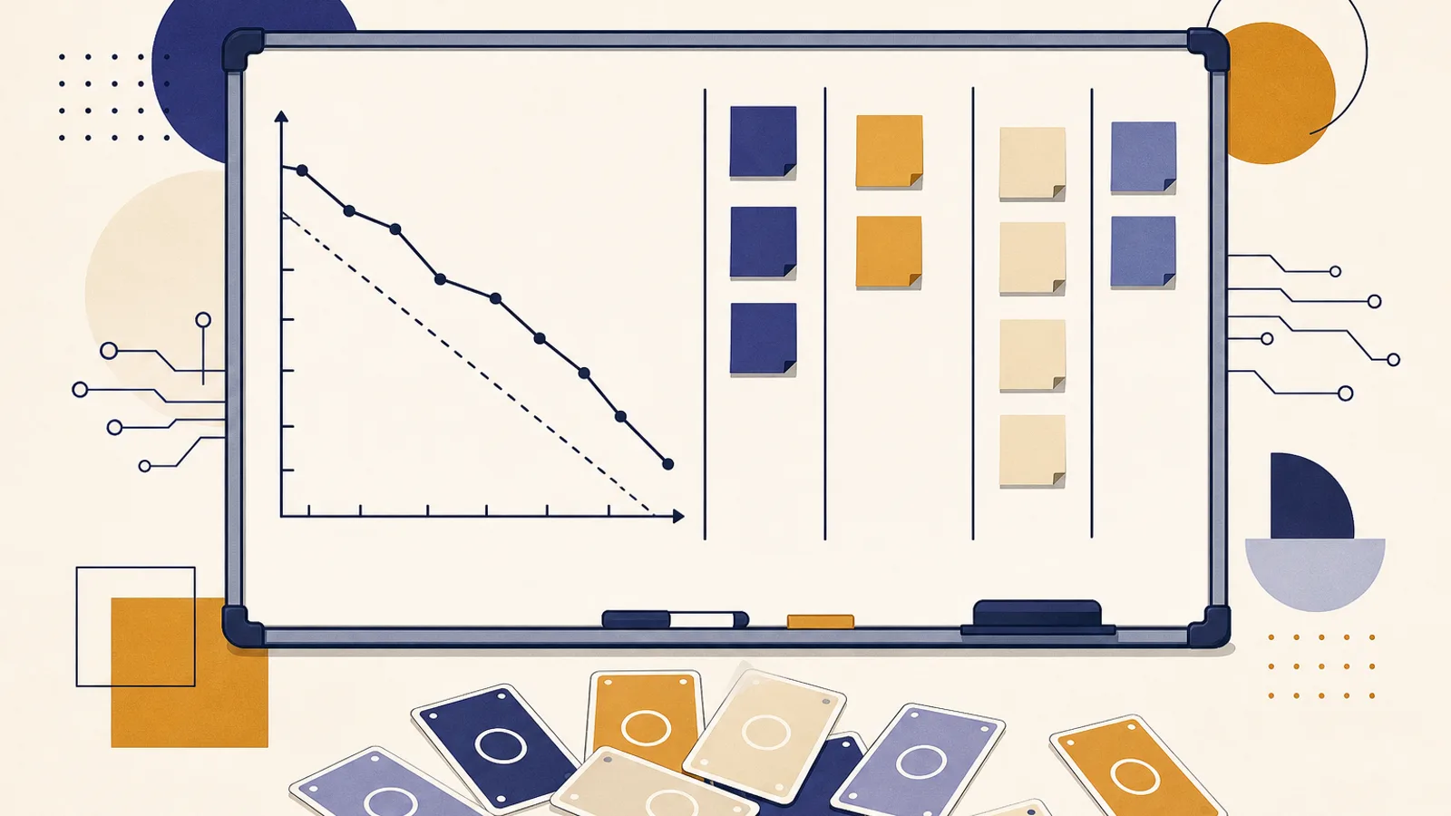 Illustration: how AI changes the work of a scrum master