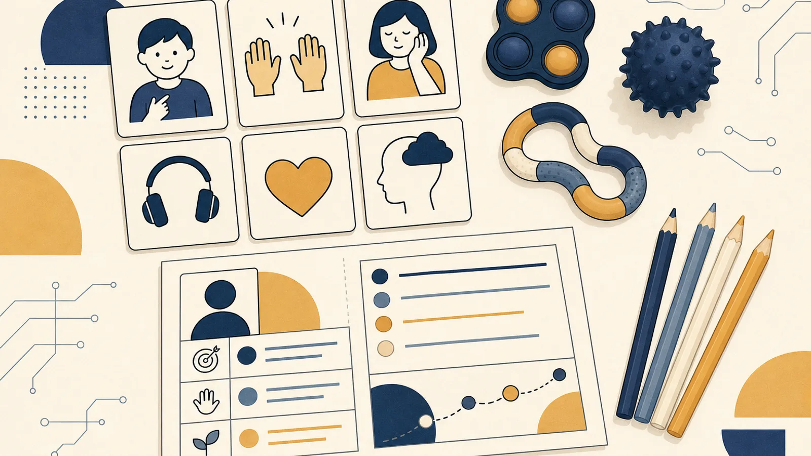 Illustration: how AI changes the work of a special education teacher