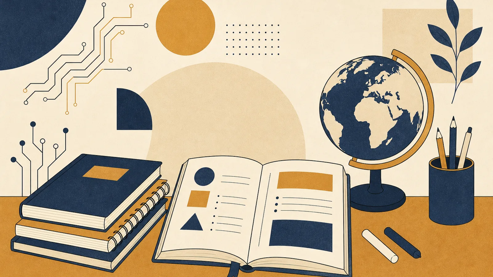 Illustration: how AI changes the work of a teacher