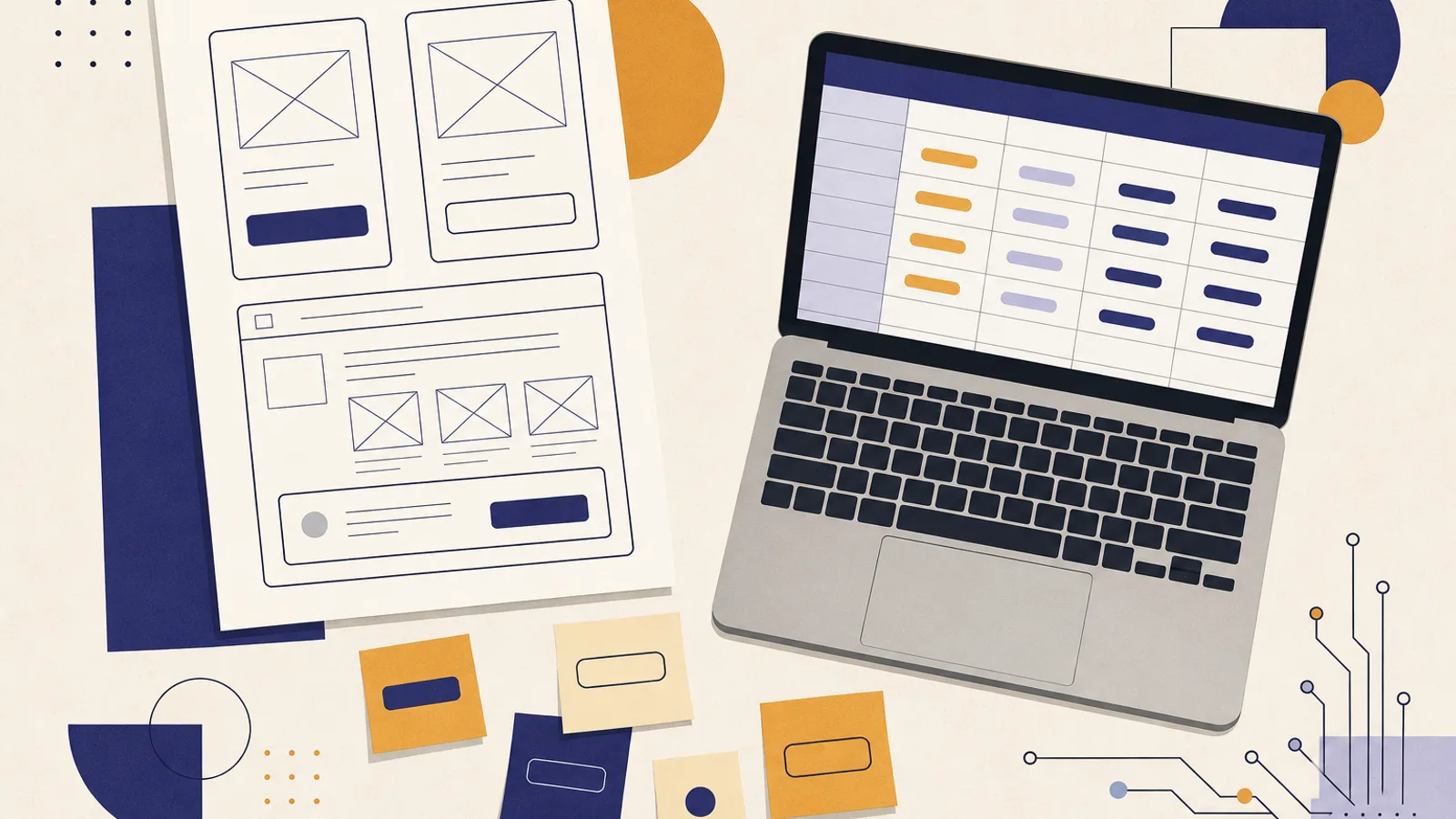 Illustration: how AI changes the work of a ux writer