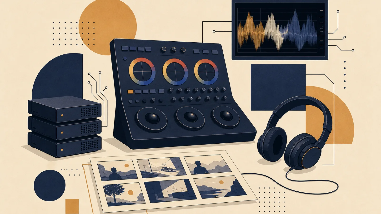 Illustration: how AI changes the work of a video editor