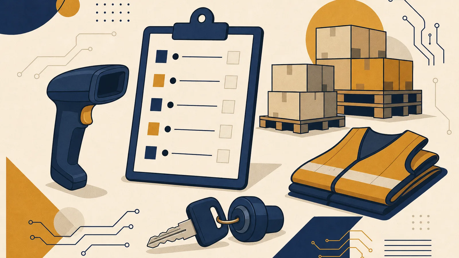 Illustration: how AI changes the work of a warehouse manager